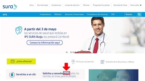 cita sura en linea|Citas Médicas Sura EPS